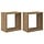 Lot de 2 étagères murales aspect chêne artisan - 31% de remise