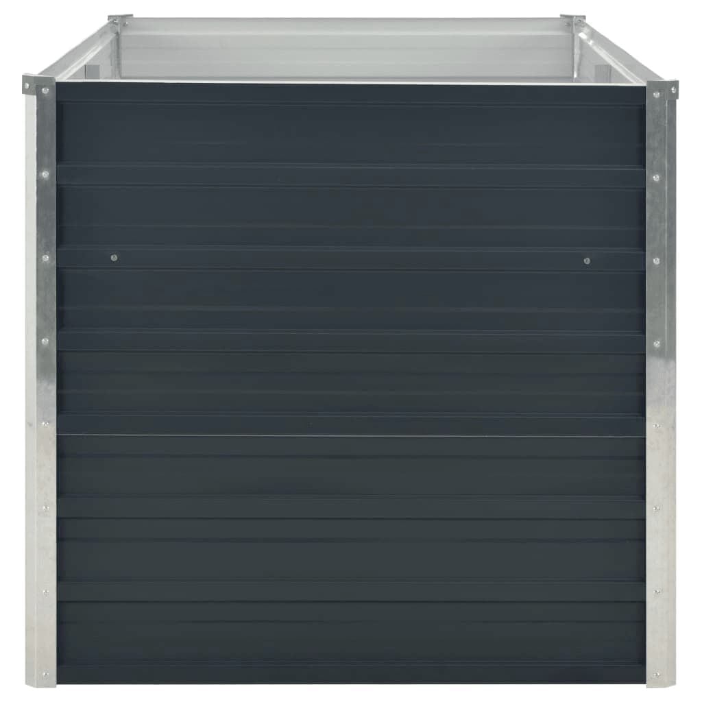 Jardinière surélevée acier anthracite 160x80x77cm - 34% de remise