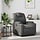 Fauteuil inclinable en similicuir gris - 35% de remise