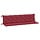 Lot de 2 coussins pour banc de jardin, 200x50x7 cm, rouge vin - 34% de remise