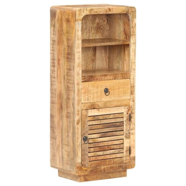Armoire haute vintage en bois de manguier 45x32x110 cm - 35% de remise