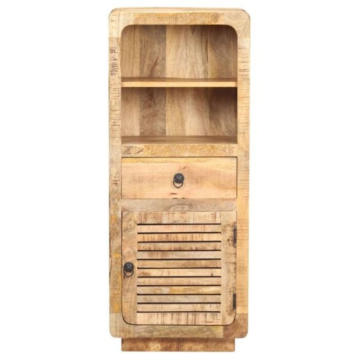 Armoire haute vintage en bois de manguier 45x32x110 cm - 35% de remise