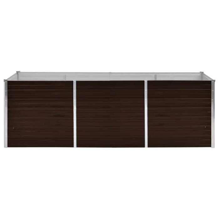 Jardinière surélevée 240x80x77 cm marron - 34% de remise
