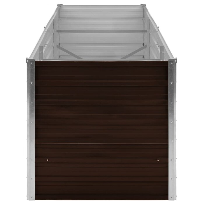 Jardinière surélevée 240x80x77 cm marron - 34% de remise