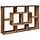 Étagère murale 85x16x52,5 cm bois vieux bois - 32% de remise