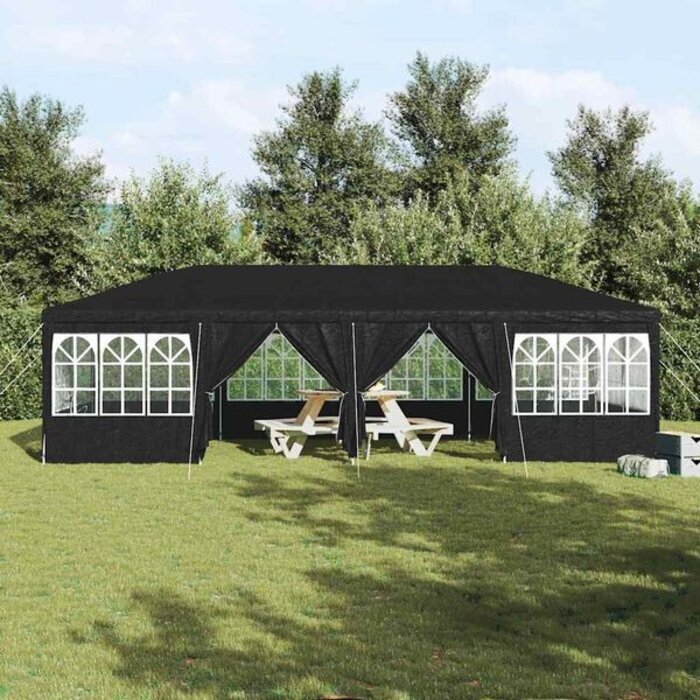 Tonnelle de réception 800x400cm - Blanc et Anthracite - 35% de remise