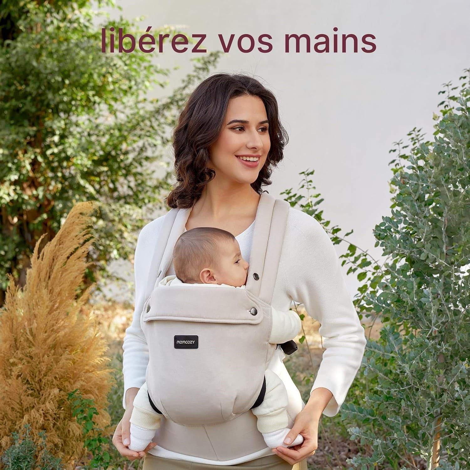 Porte-bébé ergonomique kaki - 3,2 à 20 kg - 33% de remise
