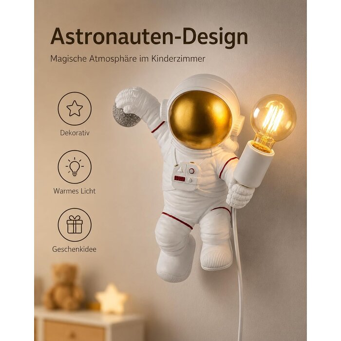 Applique murale Astronaute enfant - 34% de remise