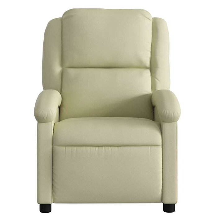 Vidaxl Fauteuil de massage inclinable cuir crème - 35% de remise