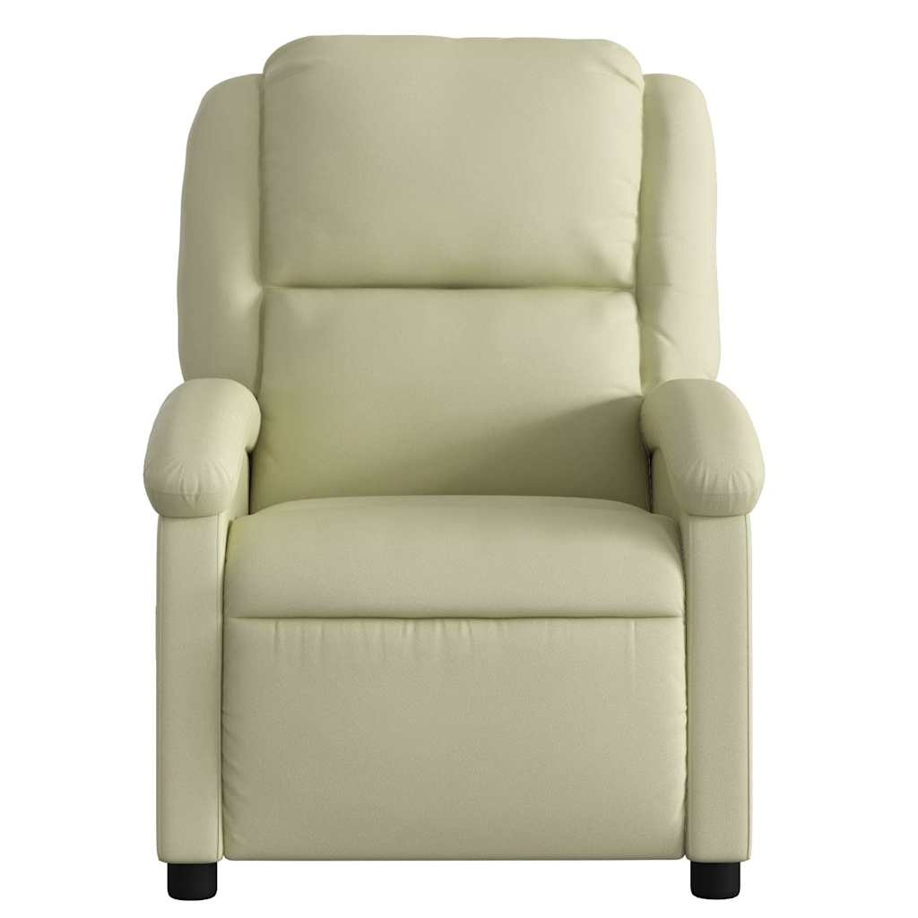 Vidaxl Fauteuil de massage inclinable cuir crème - 35% de remise