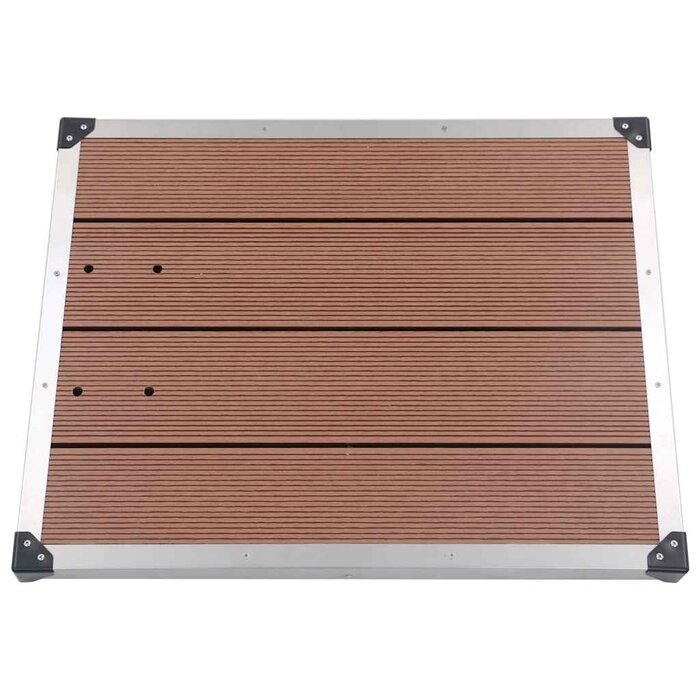 Vidaxl Receveur de douche extérieur WPC 80x62cm - 35% de remise