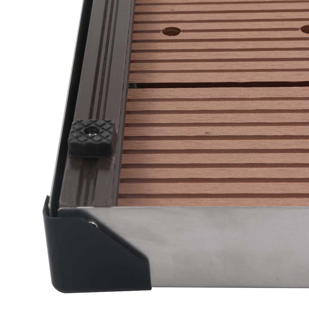 Vidaxl Receveur de douche extérieur WPC 80x62cm - 35% de remise