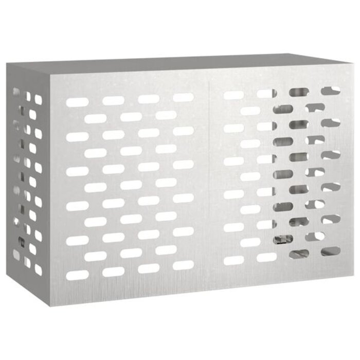 Vidaxl Cache climatiseur extérieur 90x40x60 cm inox - 35% de remise
