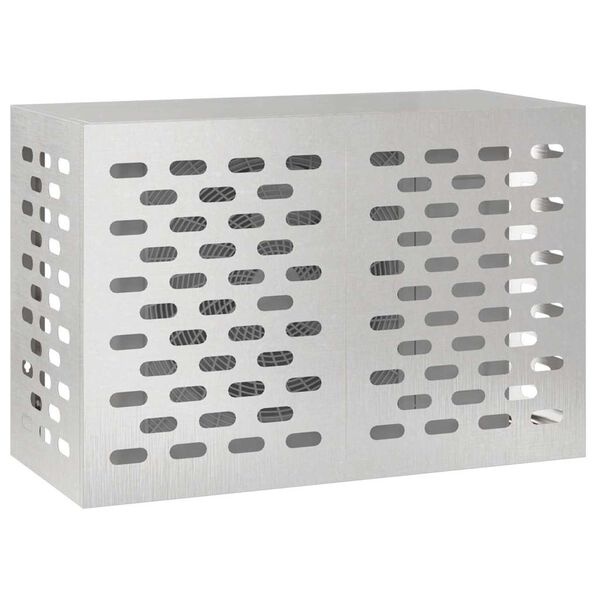 Vidaxl Cache climatiseur extérieur 90x40x60 cm inox - 35% de remise