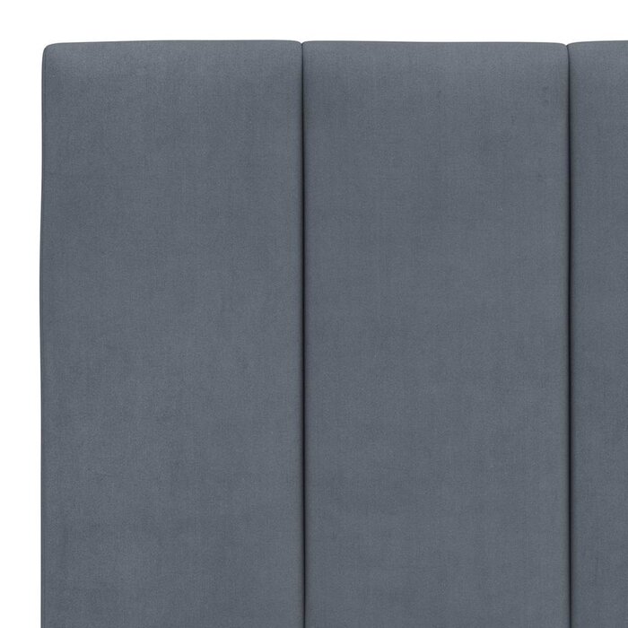 Vidaxl Coussin de tête de lit 200 cm velours gris foncé - 33% de remise