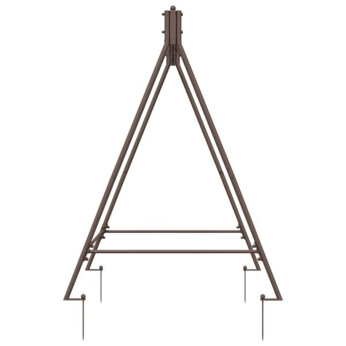 Vidaxl Support de balançoire en acier brun antique - 35% de remise