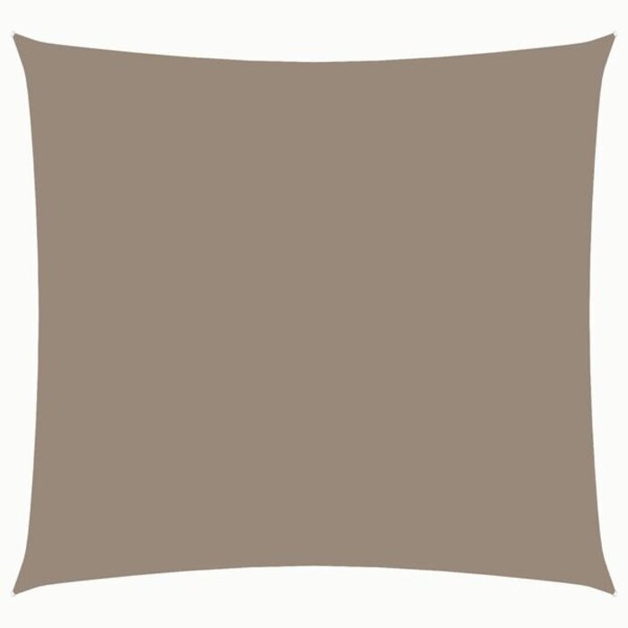 Vidaxl Voile d'ombrage carré 4x4 m Taupe - 37% de remise