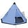 Tente tipi 4 personnes bleu clair - 34% de remise