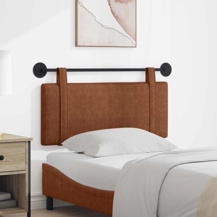 Vidaxl Tête de lit suspendue cuir vieilli 110x55cm - 32% de remise