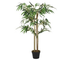 Vidaxl Bambou artificiel 120 cm - 760 feuilles - Vert - 49% de remise