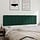 Coussin de tête de lit 180 cm velours vert foncé - 34% de remise