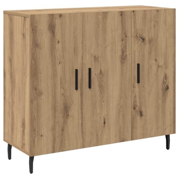 Vidaxl Buffet bas chêne artisan 90x34x80 cm - 34% de remise