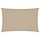 Voile d'ombrage rectangulaire 4x7m Beige - 34% de remise