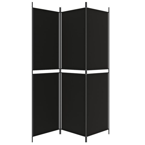 Vidaxl Paravent 3 panneaux 150x200 cm noir - 31% de remise