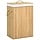 Panier à linge bambou 2 compartiments 72L - 31% de remise