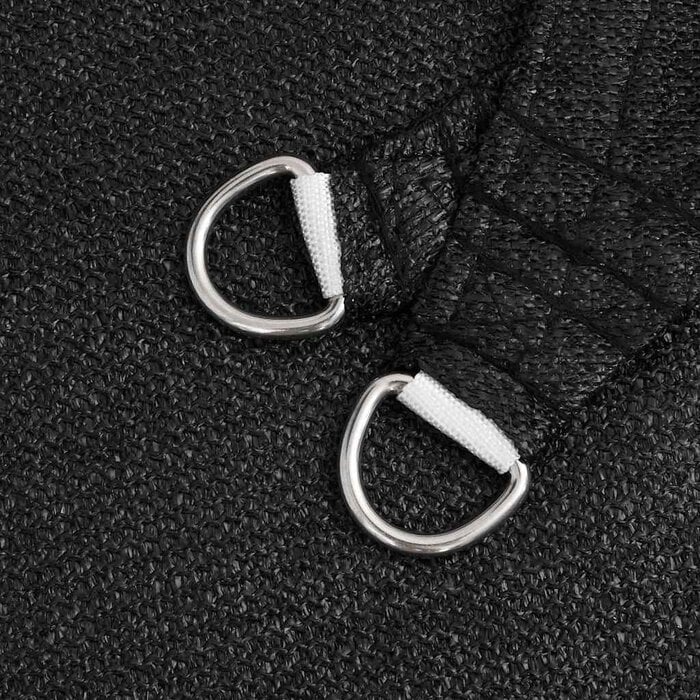 Vidaxl Voile d'ombrage carrée 3,6x3,6m PEHD Noir - 32% de remise