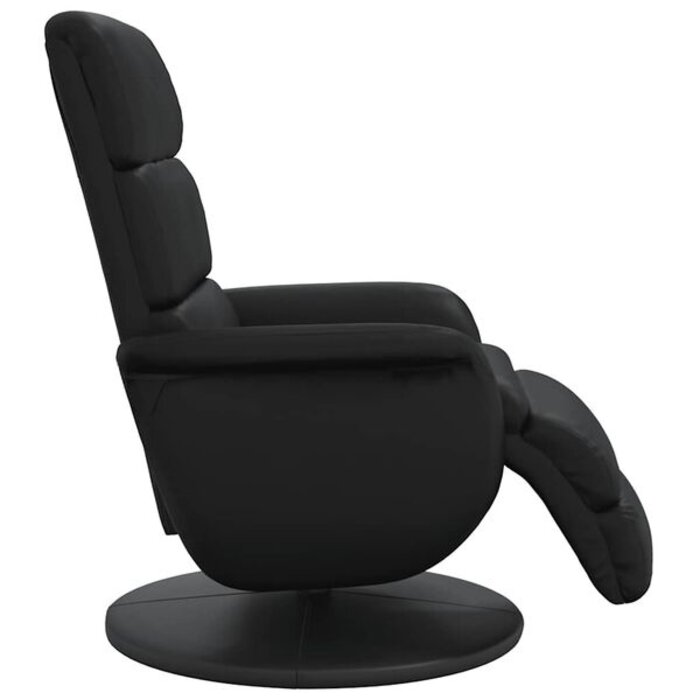 Vidaxl Fauteuil inclinable en similicuir noir - 35% de remise