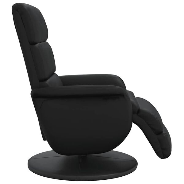 Vidaxl Fauteuil inclinable en similicuir noir - 35% de remise