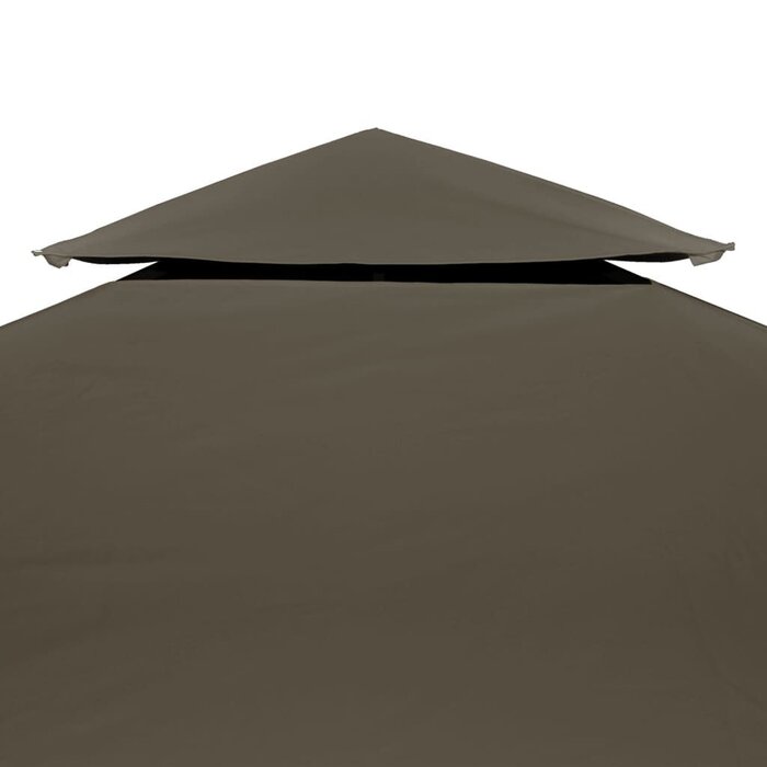 Vidaxl Toile de tonnelle 2 niveaux 4x3m Taupe - 34% de remise