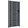 Portillon de jardin 105x180 cm Anthracite - 35% de remise
