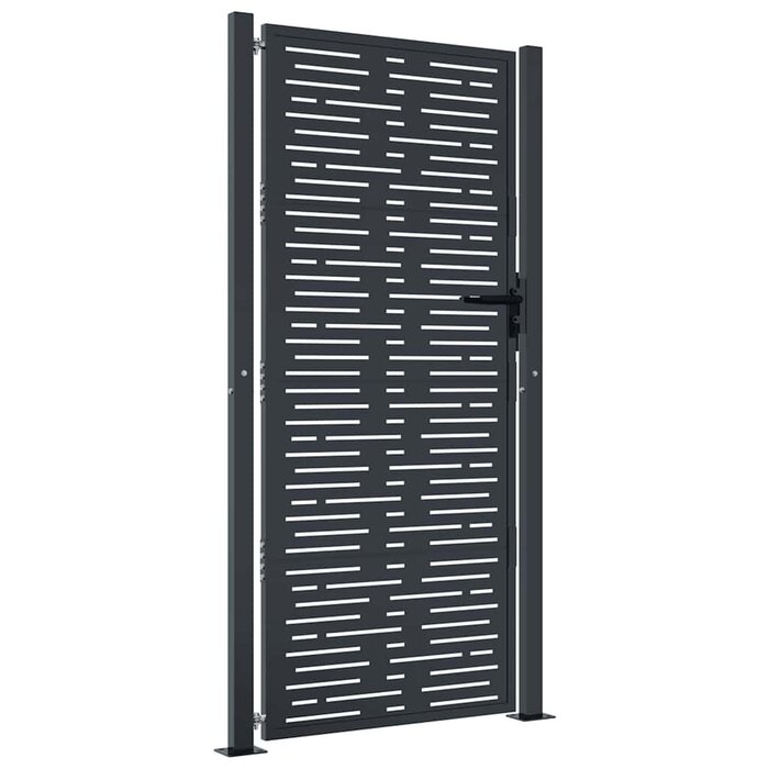 Vidaxl Portillon de jardin 105x180 cm Anthracite - 35% de remise