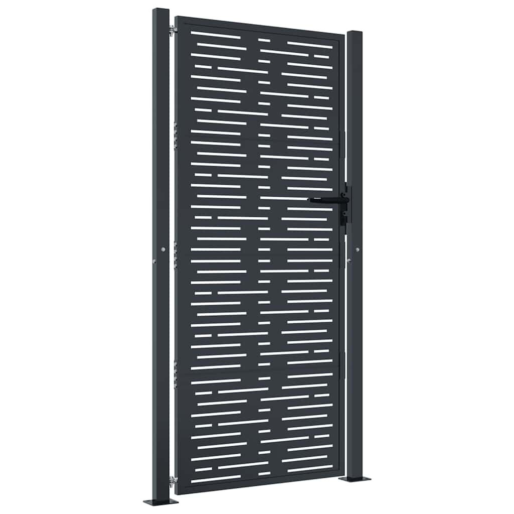 Vidaxl Portillon de jardin 105x180 cm Anthracite - 35% de remise