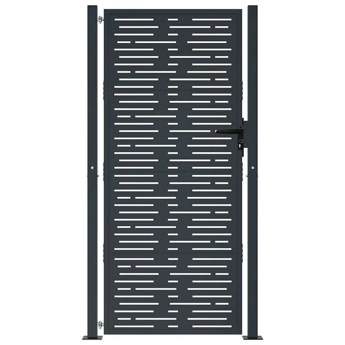 Vidaxl Portillon de jardin 105x180 cm Anthracite - 35% de remise