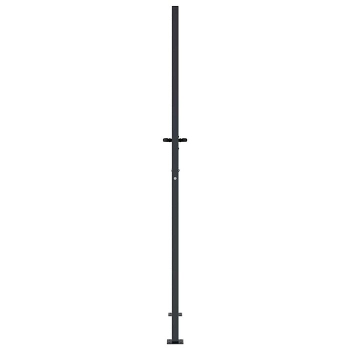 Vidaxl Portillon de jardin 105x180 cm Anthracite - 35% de remise
