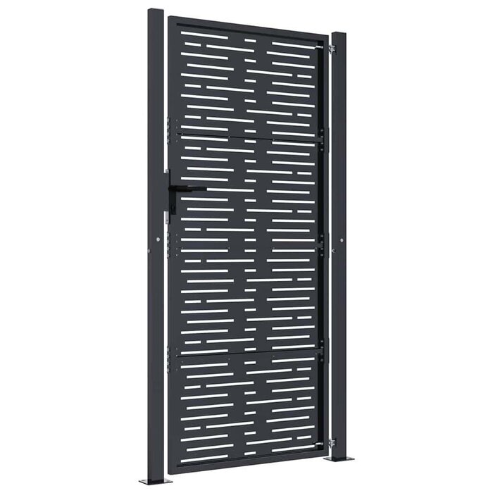 Vidaxl Portillon de jardin 105x180 cm Anthracite - 35% de remise