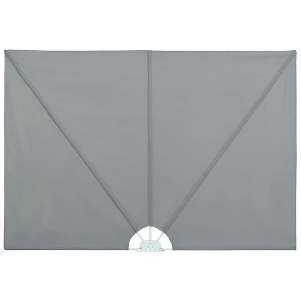 Vidaxl Pare-soleil pliable pour terrasse 240x160 cm gris - 32% de remise