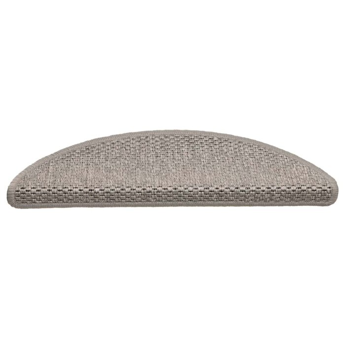 Vidaxl 15 Protège-marches aspect sisal argenté - 56x17cm - 34% de remise