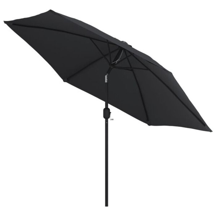 Vidaxl Parasol de jardin inclinable 300 cm noir - 34% de remise