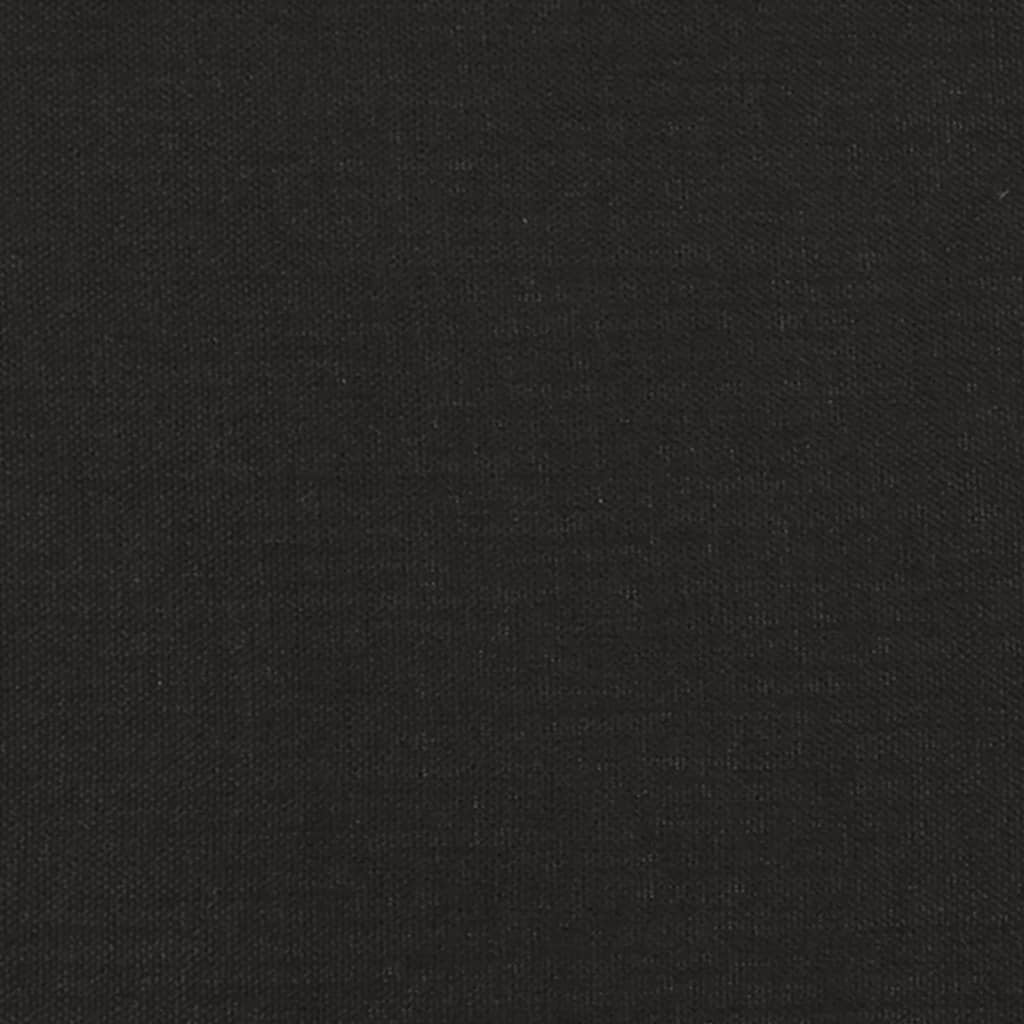 Vidaxl Canapé 2 places en tissu noir 120 cm - 35% de remise