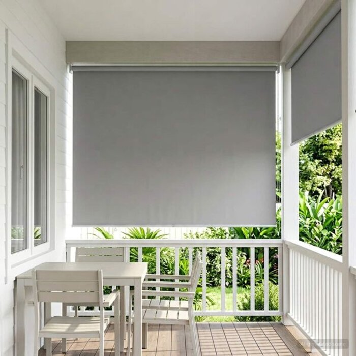 Vidaxl Store extérieur enroulable 100x230 cm Gris - 32% de remise