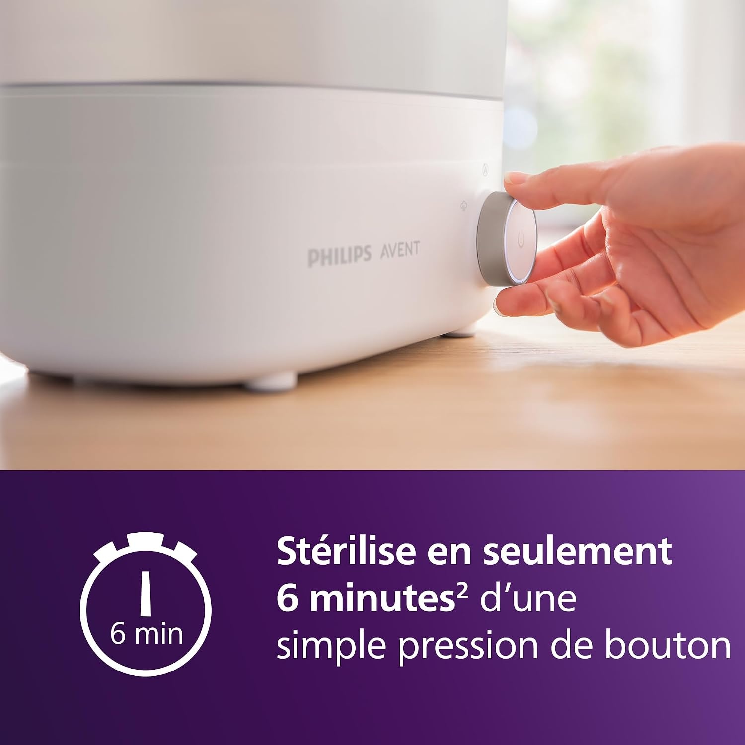 Philips Avent Stérilisateur et sèche-biberon électrique 6 biberons - 34% de remise