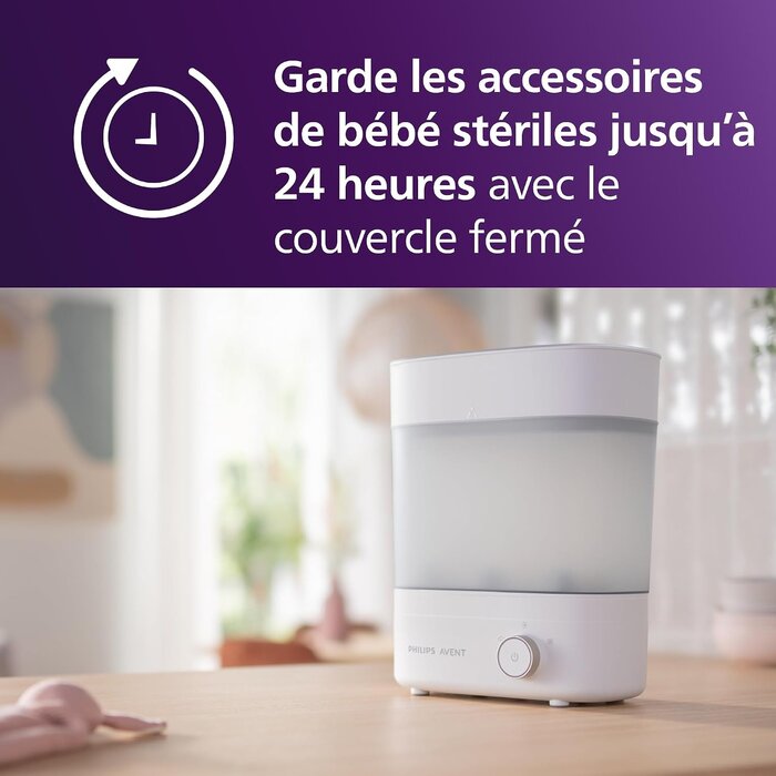 Philips Avent Stérilisateur et sèche-biberon électrique 6 biberons - 34% de remise