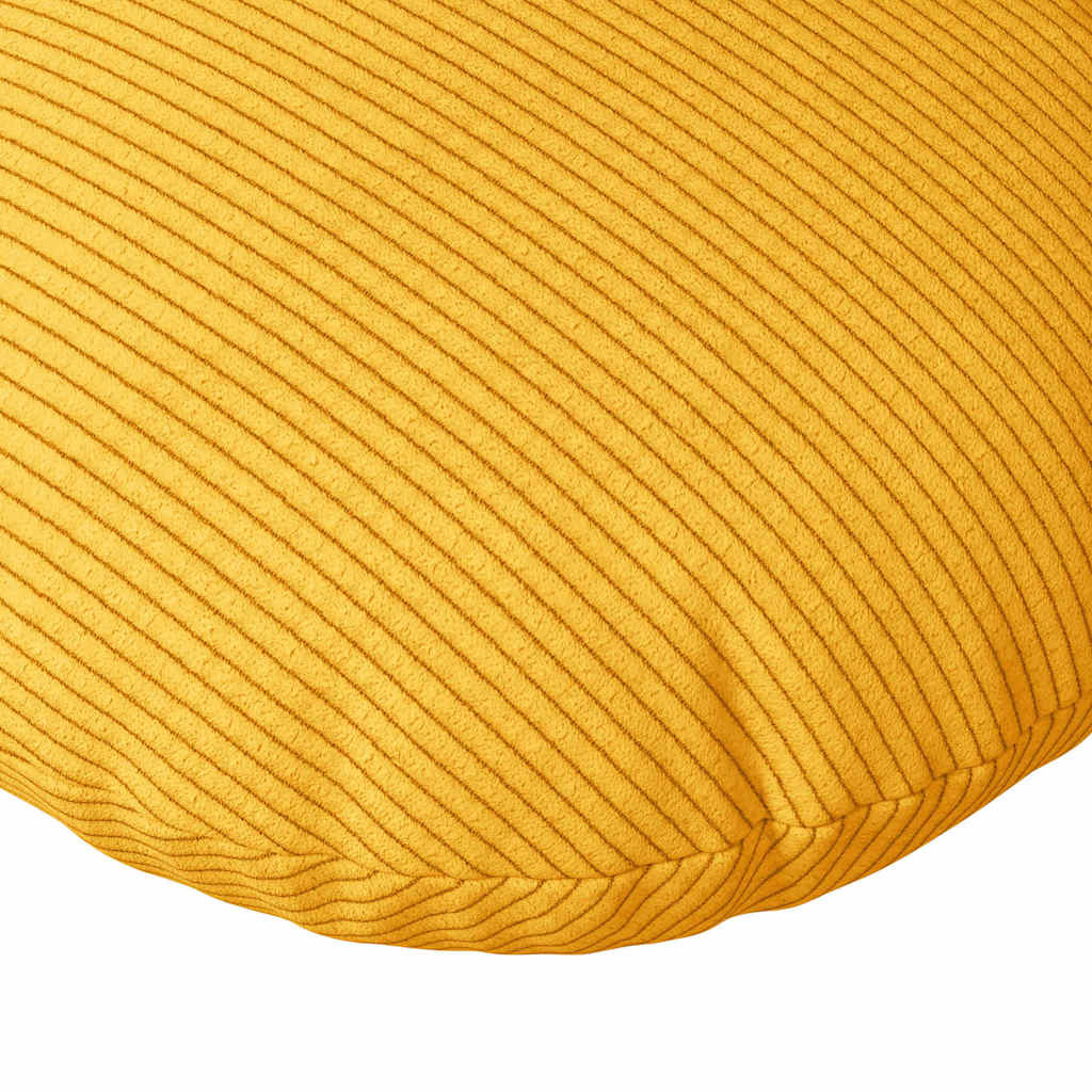 Vidaxl Lot de 2 coussins de sol ronds jaune clair - 30% de remise