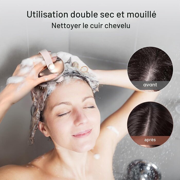 Amazon Appareil de massage cuir chevelu sans fil - 32% de remise