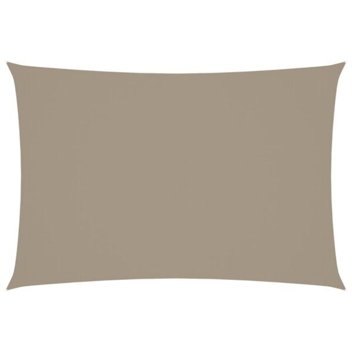 Vidaxl Voile d'ombrage rectangulaire 3x5 m taupe - 33% de remise