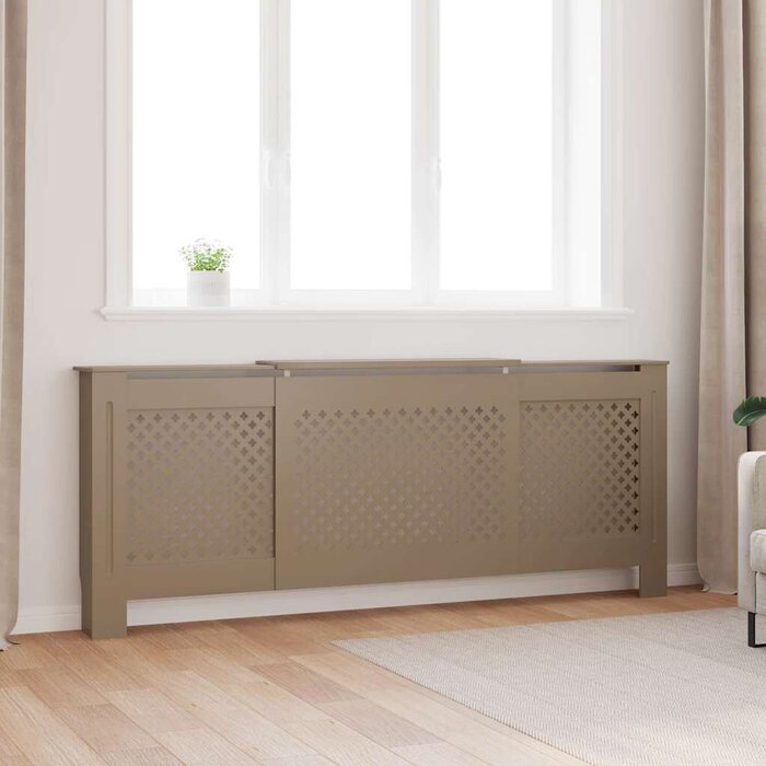 Vidaxl Cache-radiateur extensible 205 cm en MDF - 34% de remise